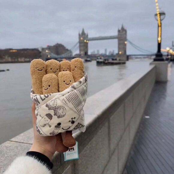 Jellycat We Are Cosy Chips Plush Rare Selfridges London Exclusive NWT & Dust Bag - Picture 7 of 7